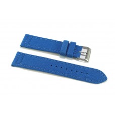 Cinturino per orologio in cordura azzurro con fondo in lorica ansa 18mm watch