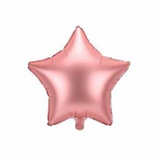 kit 2 palloncini Mylar metal a forma di stella rosa antico 9