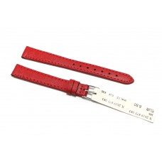 Morellato cinturino per orologio in vera pelle liscia rosso 12mm piatto