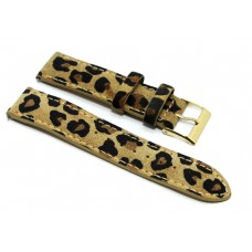 Cinturino orologio guess originale pelle maculato leopardo ansa 20mm watch strap