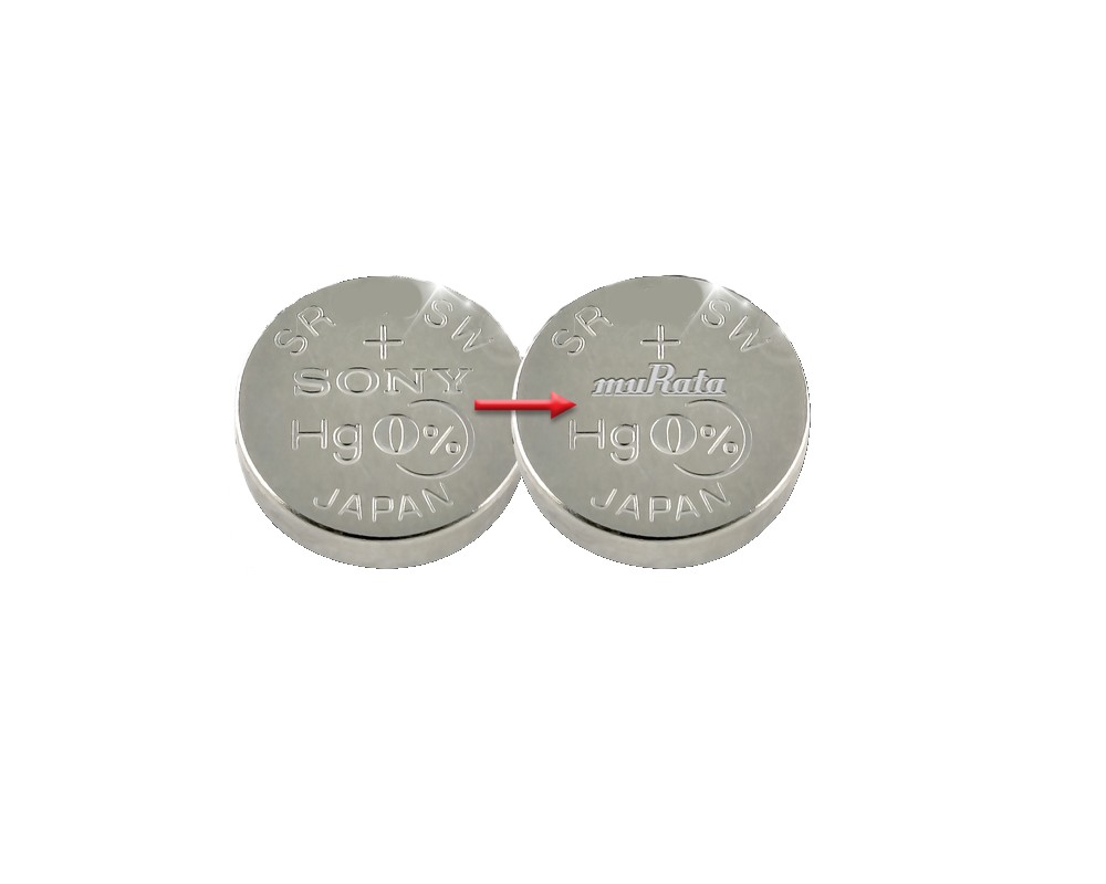 pila 362 maxell batteria a bottone per orologi sr721sw silver 1,55v 0% mercurio 