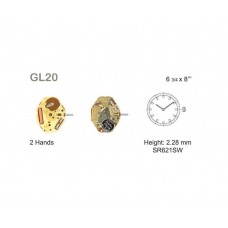 Meccanismo o movimento al quarzo per orologi miyota gl20 made in japan orologio watch