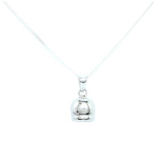 Collana Capri con pendente campanella 1,8cm argento puro 925 campana image