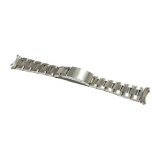 Cinturino orologio oyster acciaio pieno curva 20mm bracciale 16 Vintage OY951V image