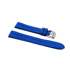 Cinturino gomma sintetica blu per orologio ansa 18mm silicone caucciù bounty 