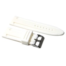 Cinturino in gomma bianco per orologio ansa 20mm tipo panerai silicone caucciù