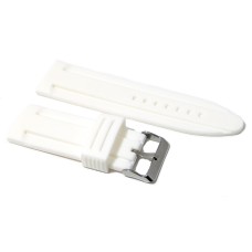 Cinturino in gomma bianco per orologio ansa 26mm tipo panerai silicone caucciù