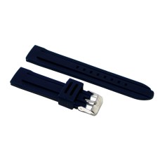 Cinturino in gomma blu 3 per orologio ansa 18mm tipo panerai silicone caucciù