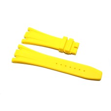 Cinturino in gomma giallo per orologio 28mm compatibile Audemars Piguet ROYAL OAK 41mm silicone caucciù 