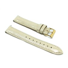Cinturino orologio guess originale pelle e tessuto color oro brillantinato ansa 16mm CINTURINI PER OROLOGI, Cinturini in Pelle image