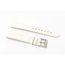 Cinturino orologio nautica originale pelle bianco stampa cocco ansa 18mm a30018l