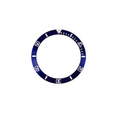 Inserto blu indici argento compatibile per ghiera Rolex Submariner 16610 16800-2 RLX