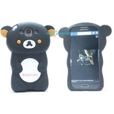 Samsung galaxy s3 9300 custodia orso nero gomma silicone protezione anti urto